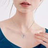 Starnny Dolphin Heart Necklace Women's Silver 925 Pendant Necklace 3A
