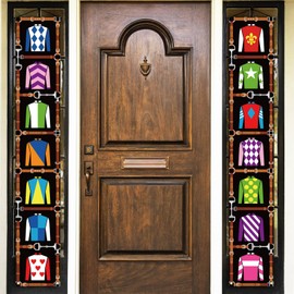 Nepnuser 150th Kentucky Derby Porch Banner Jockey Party Front Door Window Wall Indoor Outdoor Decoration Photo Booth Backdrop