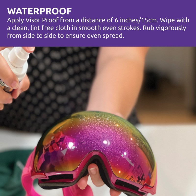 Nikwax Visor Proof Spray-On Waterproofing, Adds Water Repellency and Enhances