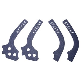 Attack Graphics Frame Grip Tape with Stock Frame Guards Blue for Husqvarna TC 250 2018