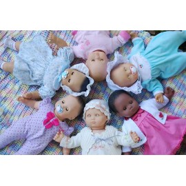 Honeybug VINTAGE MICROpreemie Magnetic Pacifier reborn doll Bitty Baby ROSE PINK