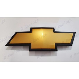 AUTO Front Bowtie Emblem Gold Black Fit For 2011-2014 Silverado 2500HD 3500HD22829420
