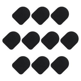 MECCANIXITY Gloves Sticker Ultra High Sensitivity Flexible Carbon Fiber Ultra Thin Stickers Black for Gloves, Pack of 20
