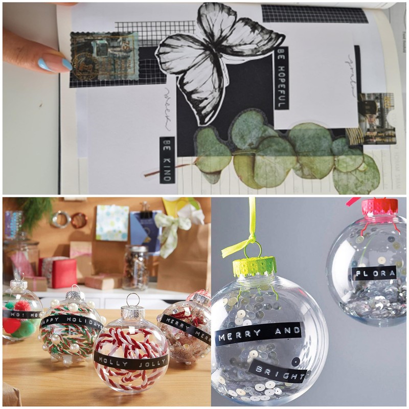 Embossing Label Maker Machine with Tape Portable 3D Mini Label