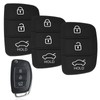 3 Pack 3 Button Key Fob Rubber Pad Replacement Compatible