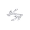 Elli Women's Ring Olive Leaf Motif Filigree in 925 Sterling