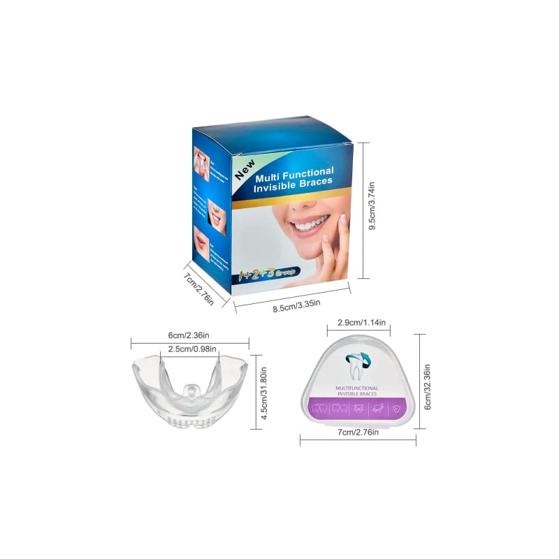 Retenedor De Dientes Para Corrección De Sonrisa 3 Etapas Dispositivo