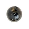 Top Chi Black Tourmaline Orgonite Baoding Balls with Carry Pouch