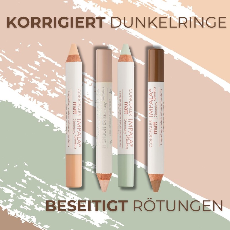 IMPALA Cream Amber Highlighting Pen 14 Corrects Dark Circles and