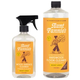 Aunt Fannie's Bundle: Hardwood Floor Cleaner and All-Purpose Wood Spray