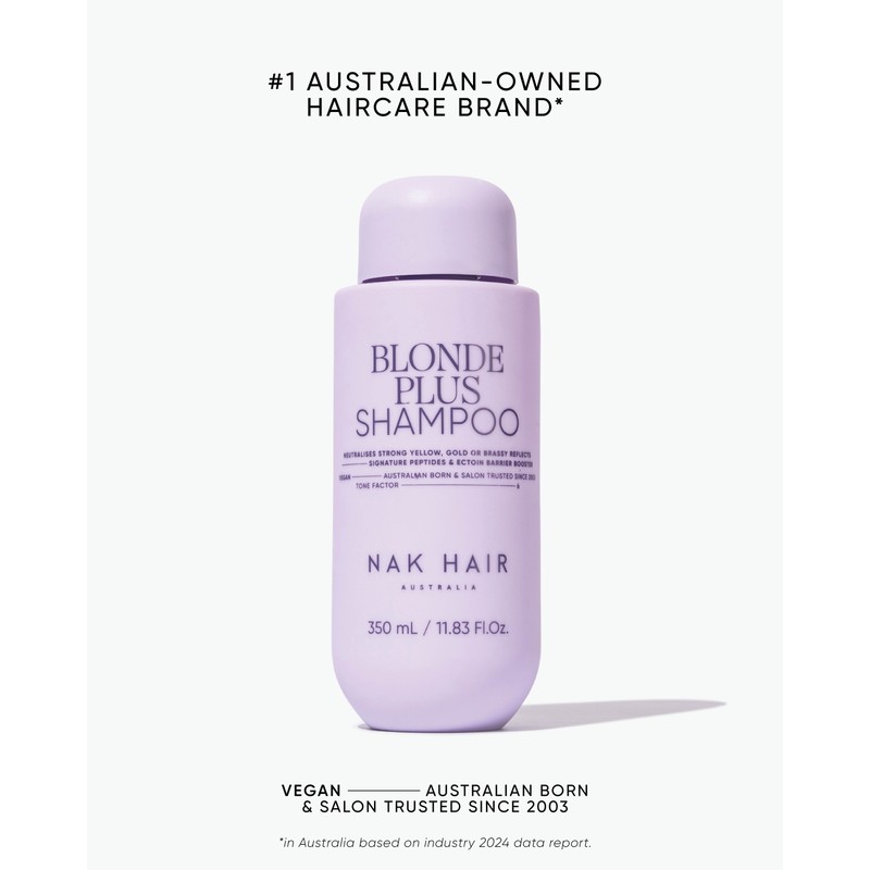 NAK Hair Blonde Plus Shampoo 350ml