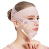 Faja Facial 2 en 1 Reutilizable - Doble Banda Ajustable