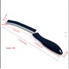 Professionelle Reinigungsbürste mit ergonomischem Griff, schwarz, 4-teiliges Set, robuste Borsten,