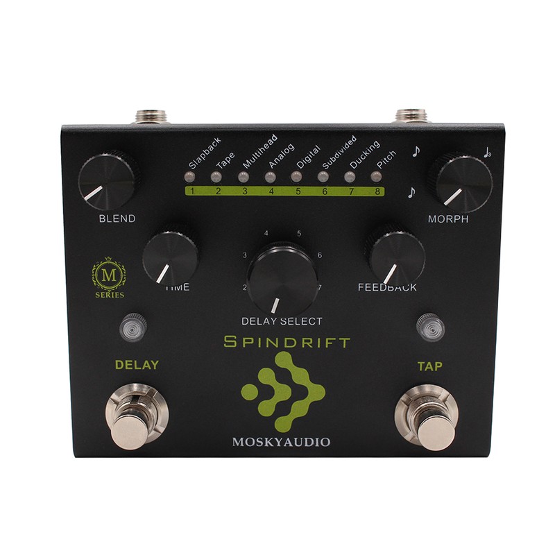 MOSKYAudio Guitar Effect Pedal Digital Delay with TAP Dual Footswitch