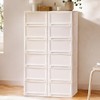 Bono House 36cm 6-Tier Transparent Plastic Drawer Unit Kitchen Storage