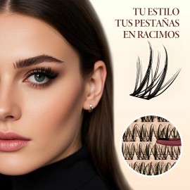 Pestañas Extensions Kit 144 Piezas H03 Curvatura D 8-18 Mm