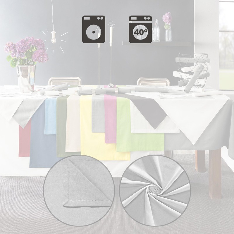 Redbest table linen, tablecloth, table cloth, table runner, plain