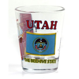 Utah The Beehive State All-American Collection Shot Glass