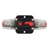 Circuit Breaker Audio Fuse Inline Holder Manual Reset 12V‑48V for