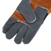 1 Pair Heat Resistant Gloves Separate Fingers Hot Proof Mitts