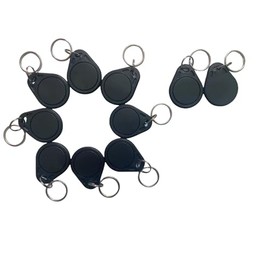 YARONGTECH 4K RFID 13.56MHZ Key Fob Black Color (Pack of 10)