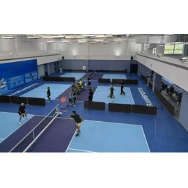 yuanclllp Pickleball Divider Table Tennis Baffle, 5LB Heavy Duty Ping Pong Field Fence Surround Barrier Block for Basketball or Badminton Court, 56" Wx 30" H Oxford 420D Black (4 PCS)