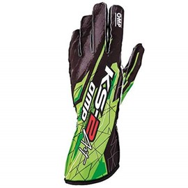 OMP - KS-2 Art Gloves Black/Green - Size XL (KB0-2748-A01-274-XL)