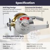Crystmetal Privacy Indicator Lock Inuse or Vacant, Occupied Door Handle,