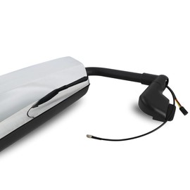 Unitedlu Rearview Mirrors Compatible with 2004-2014 Volvo VNL Mirrors Manual Adjustable Side Mirror (Chrome, Left)