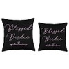 Blessed Birdie Throw Pillow