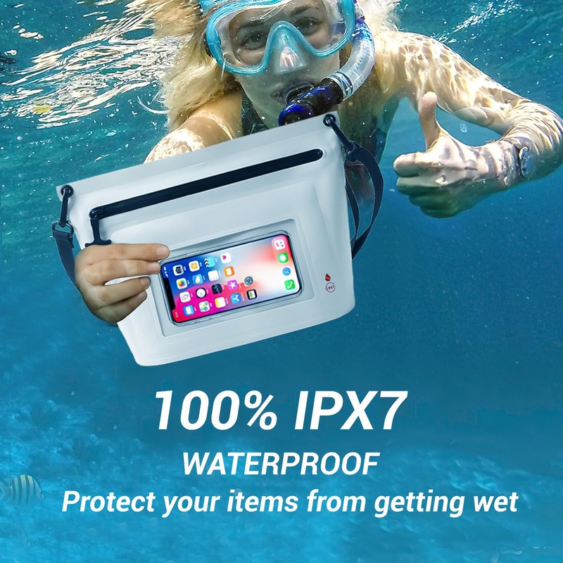 Dwafill Waterproof Swimming Bag, 6L Waterproof Bag, Waterproof Bum Bag