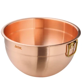 Spring Culinox Copper Mixing Bowl, 2.8 L, Diameter 20 cm, Height 11 cm, Flattened Base, Best Heat Conduction Properties