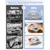 WanshengLe 4 Compartment Stainless Steel Snackle Box 3.82L with Lids
