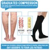 BOCOSO Calcetines médicos de compresión con cremallera de 15 a