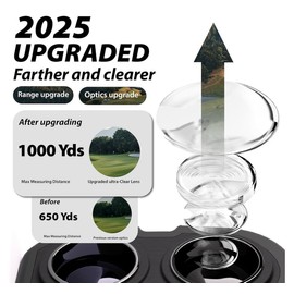 GOGOGO Vpro GS03 Laser Golf/Hunting Rangefinder, 1000/1200 Yard Laser W/6x Magnificatio