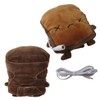 INGQI USB Hand Warmers Cute USB Heating Gloves Half Wearable