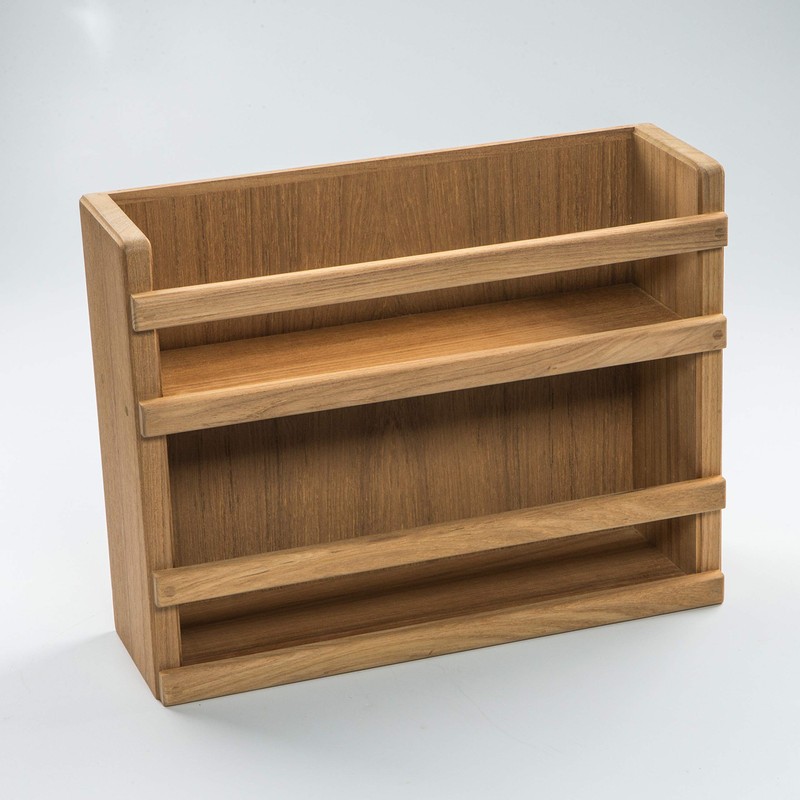 Whitecap 62440 Teak Two-Tier Spice Rack
