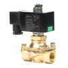 U.S. Solid 1/2" Brass Solenoid Valve - 12V DC, Normally