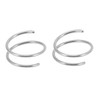 SAFIGLE 2pcs Women's Nose Rings Hoops Fashion Jewelry Piercing Hoops