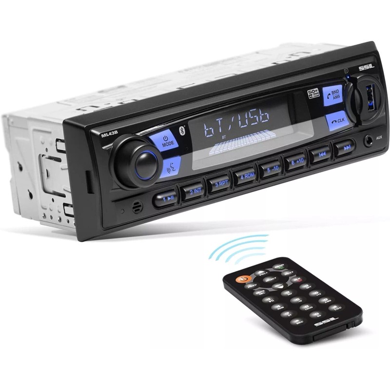 SSL (Sound Storm Labs) Bluetooth Car Stereo MP3/USB AM/FM Radio