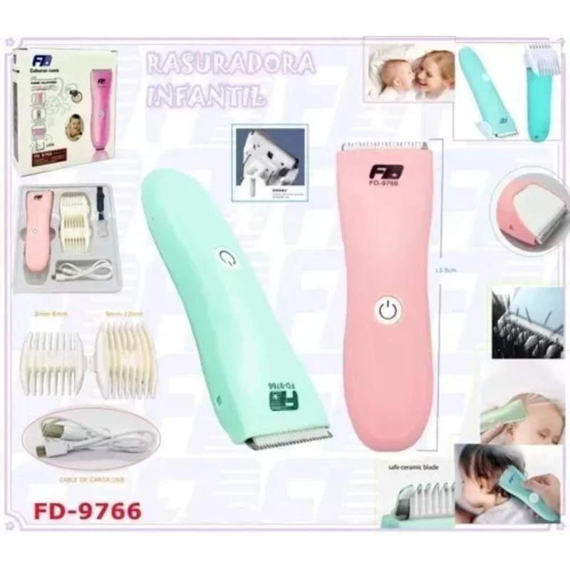 FD Maquina Para Cortar Cabello Infantil Silenciosa