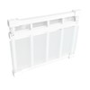 Tension Rod Shelf 14.2 Inch Width Nail Free Expandable Storage
