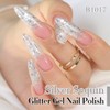 Double Rhythm 0.5Oz Glitter Gel Polish Shimmer Reflective Color for