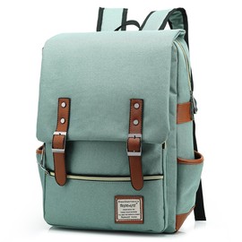 UGRACE Slim Business Laptop Backpack Elegant Casual Daypacks Outdoor Sports Rucksack School Shoulder Bag for Men Women, Tear Resistant Unique Travelling Backpack Fits up to 15.6Inch Laptop in Green