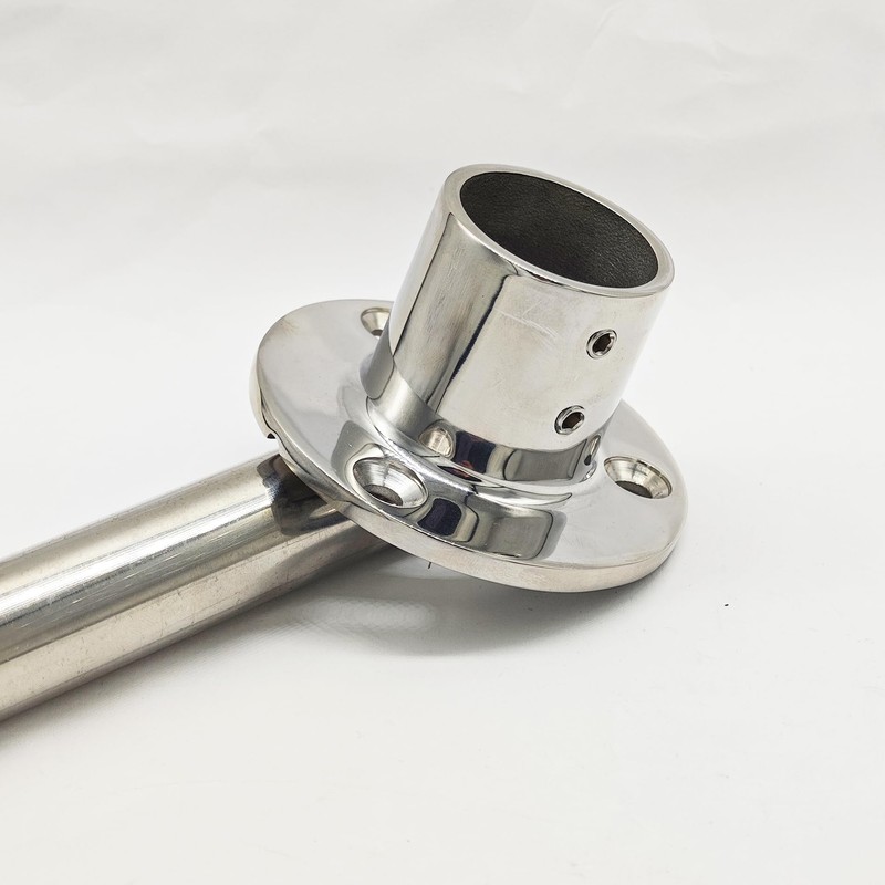 Douzime 90 Degree Boat Deck Handrail Rail Fitting Round Base