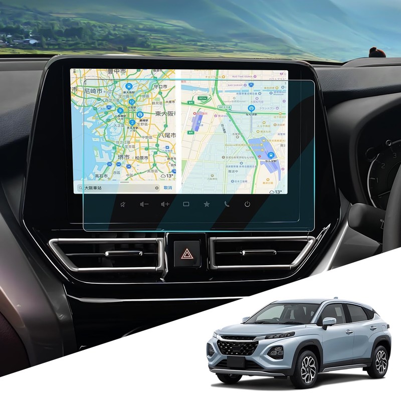 AUTO SPEC スズキ フロンクス 保護フィルム 9インチ ナビ フィルム ディスプレイオーディオ専用 2024年10月~