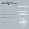 LED Ceiling Light 21 W, 2400 Lumen Dimmable with Remote