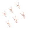 60pcs Wire Clothes Pins Antislip Creativity Metal Wire Hollow Out