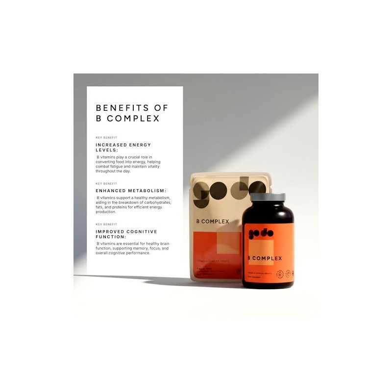 Vitamin B Complex Tablets - VIT B1, B2, B3, B5,