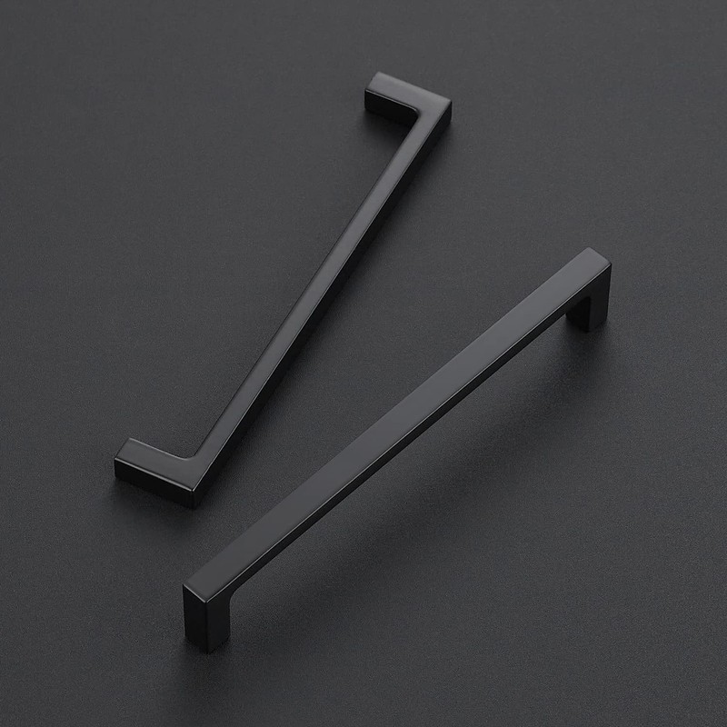 Ravinte 10 Pack 6-1/4 inch Hole Centers Matte Black Cabinet